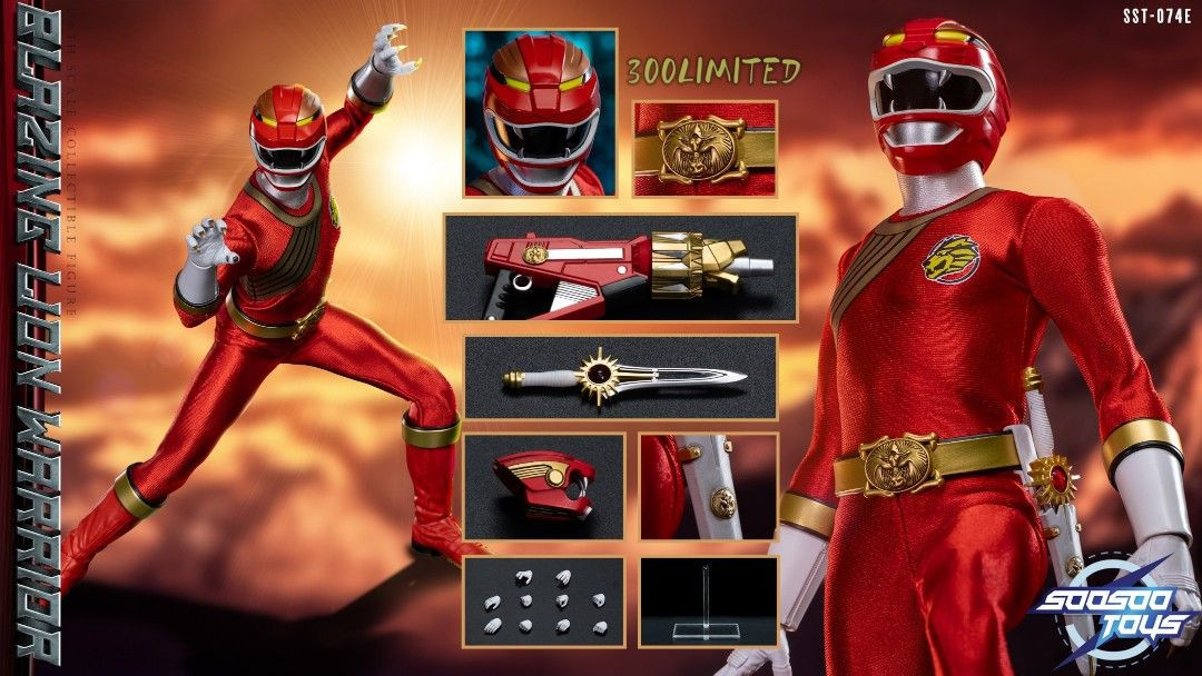 Soosootoys SST074E Blazing Lion Warrior 1/6 Scale Figure REISSUE