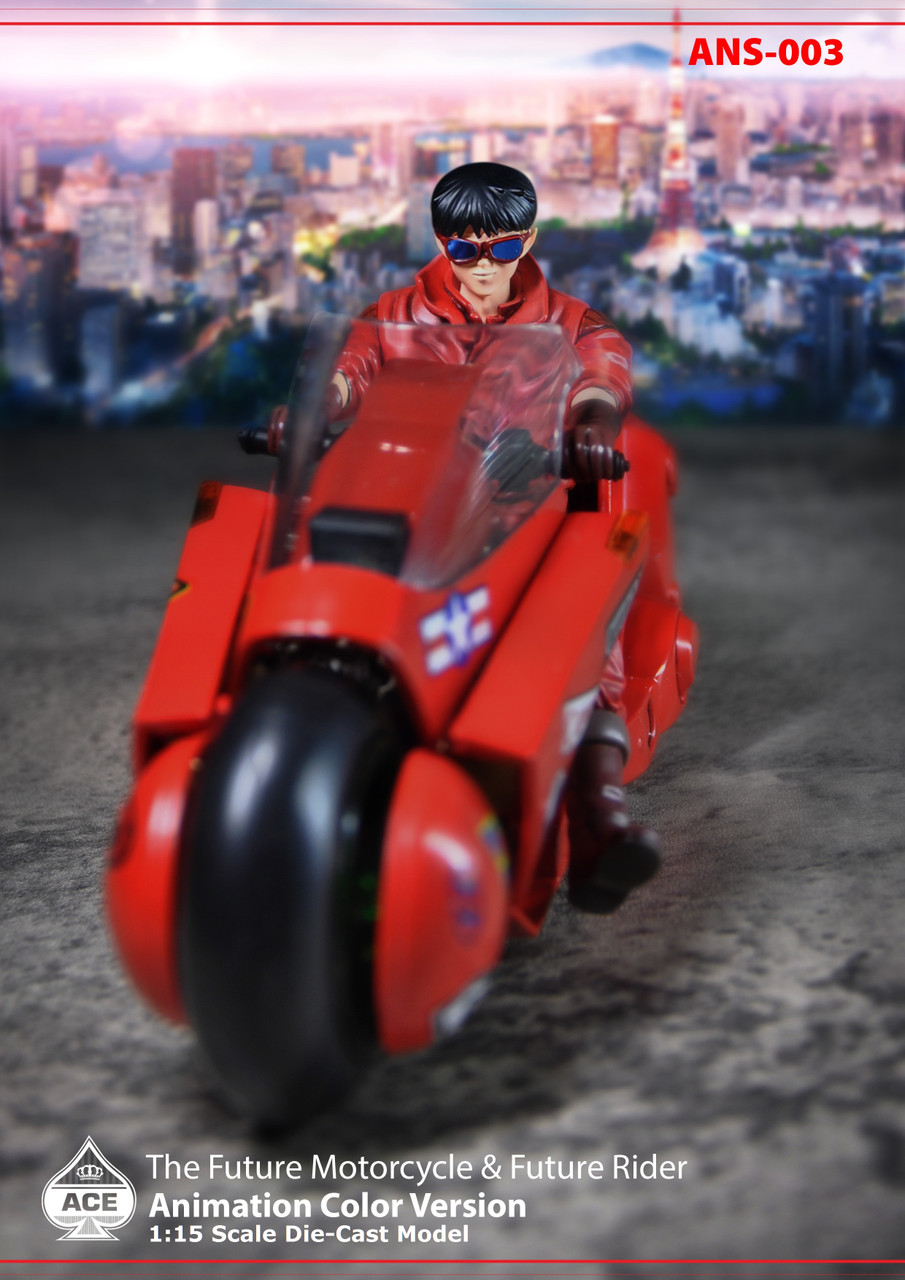 Ace Toyz ANS‑003 The Future Motorcycle + Biker DX Version (Red) 1