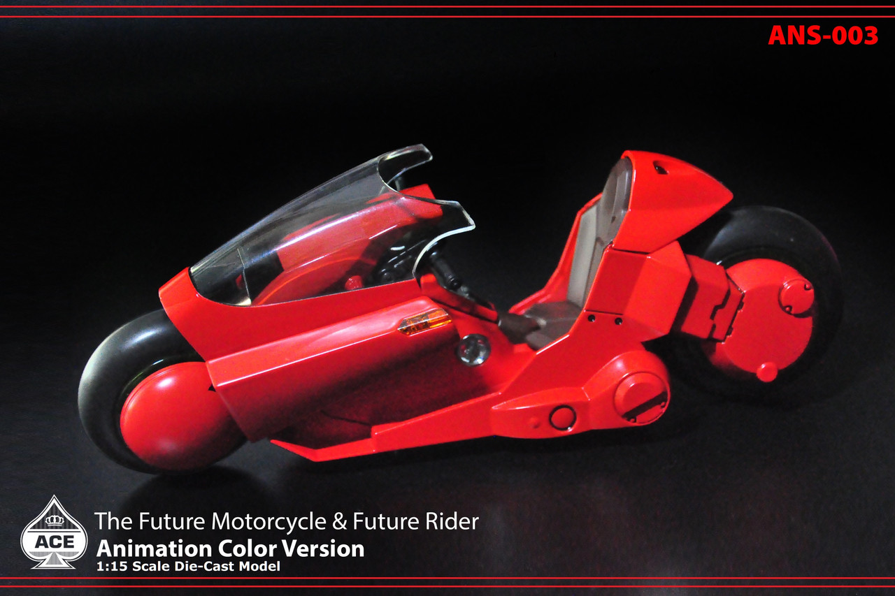 Ace Toyz ANS‑003 The Future Motorcycle + Biker DX Version (Red) 1