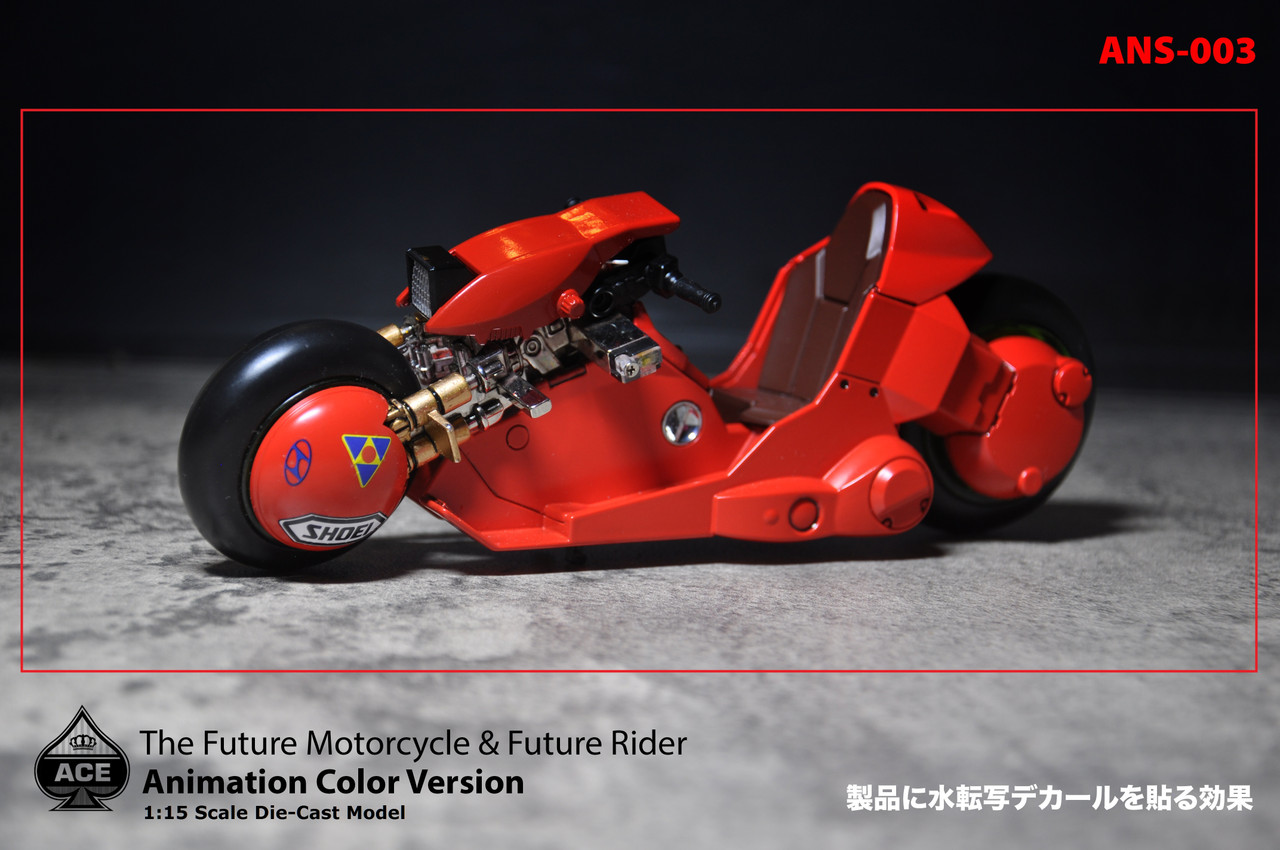 Ace Toyz ANS‑003 The Future Motorcycle + Biker DX Version (Red) 1