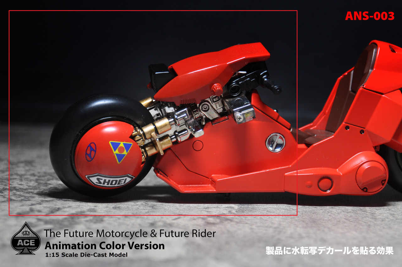 Ace Toyz ANS‑003 The Future Motorcycle + Biker DX Version (Red) 1