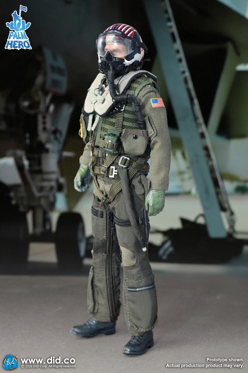 DID XM80031 1/12 US Navy F/A‑18E Pilot Captain Mitchell from the