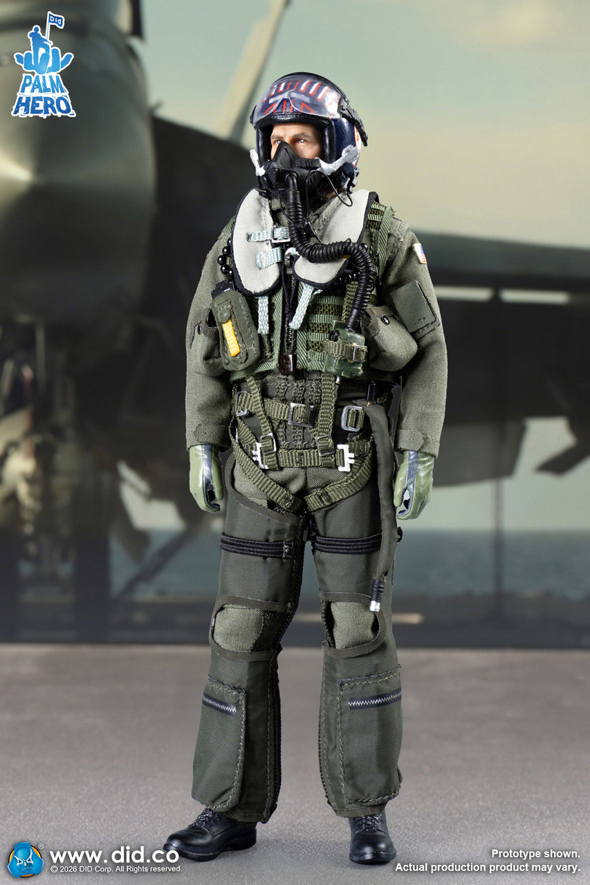 DID XM80031 1/12 US Navy F/A‑18E Pilot Captain Mitchell from the