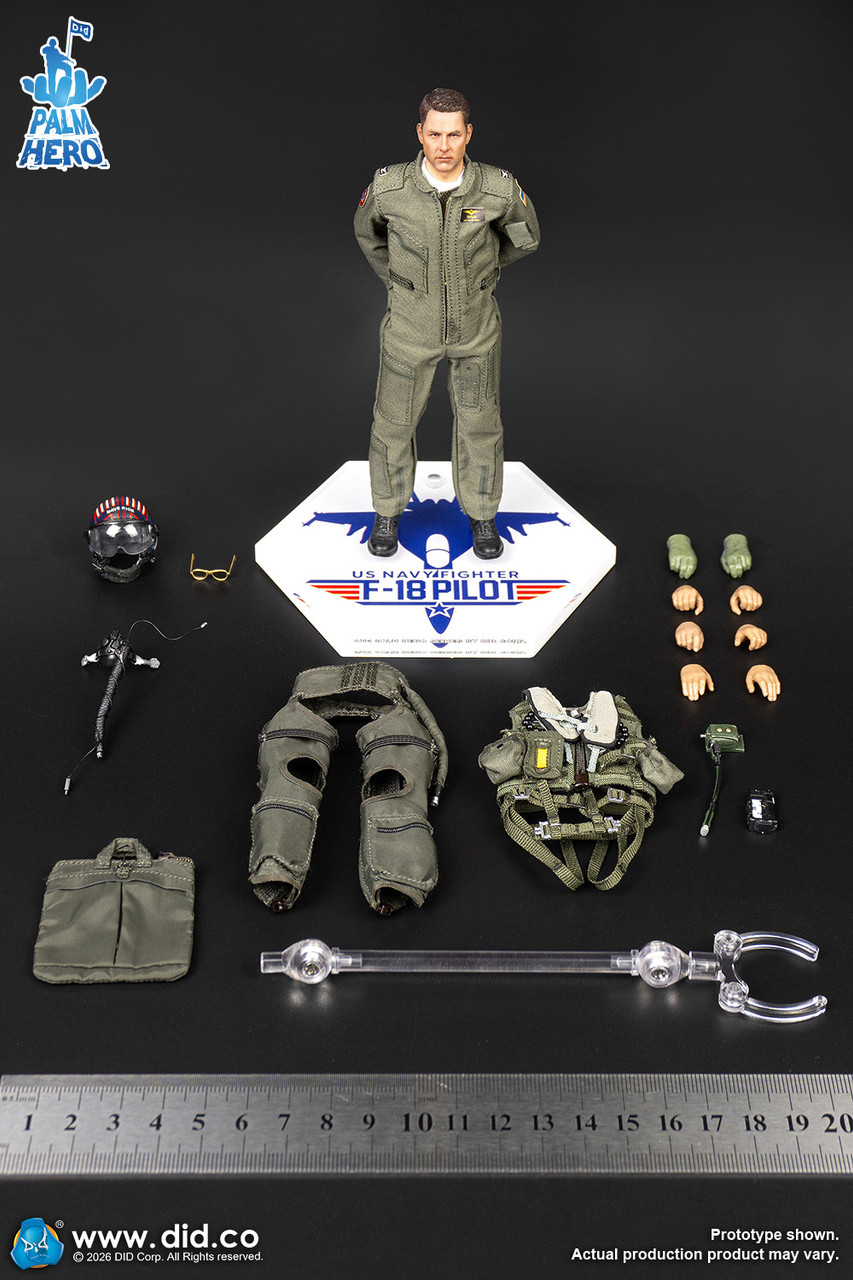 DID XM80031 1/12 US Navy F/A‑18E Pilot Captain Mitchell from the