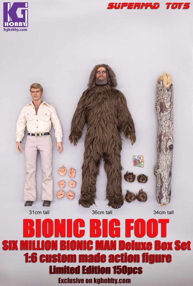 Supermad Toys Six Million Bionic Man Hunting Suit 2.0 & Bionic Big