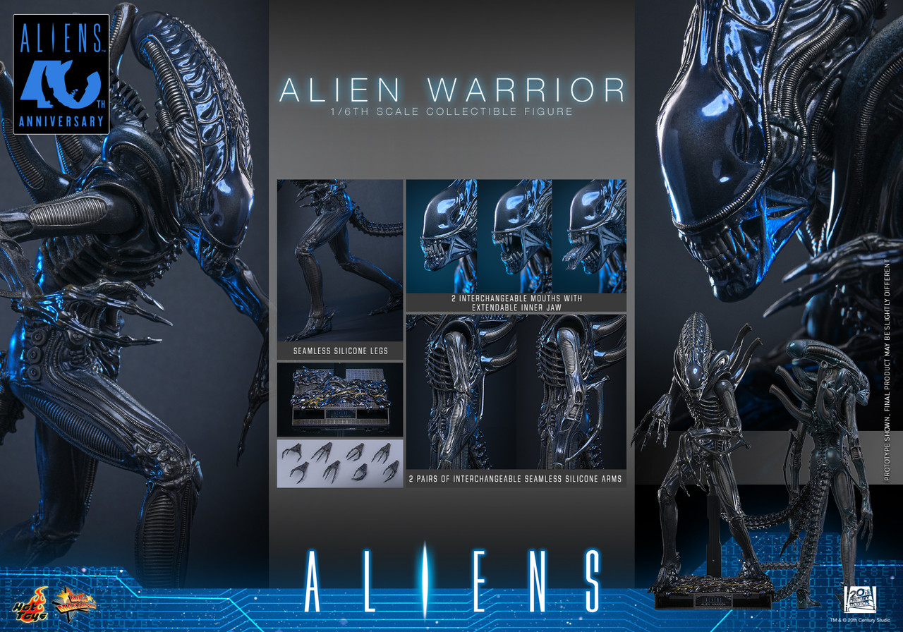 Hot Toys MMS898 Alien Warrior Xenomorph 1/6 Scale Figure