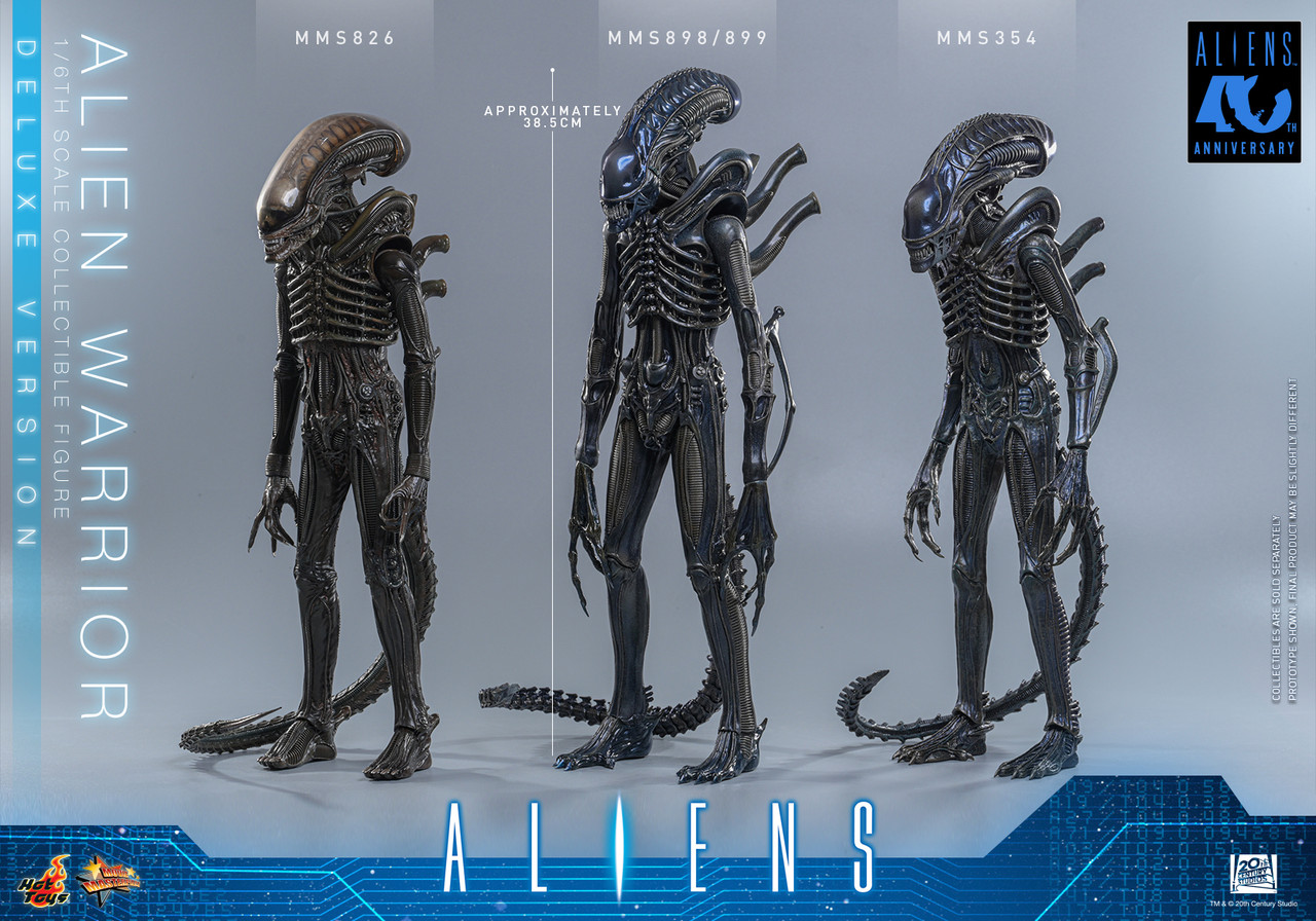 Hot Toys MMS899 Alien Warrior Xenomorph 1/6 Scale Figure (Deluxe