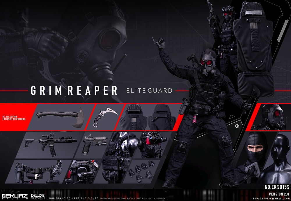 EKUAZ STUDIO EKS015S Grim Reaper Elite Guard V2 Deluxe 1/6 Scale