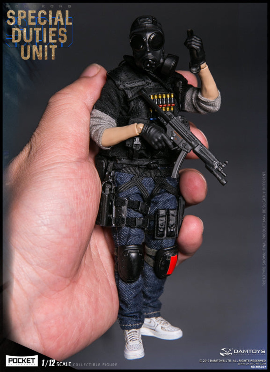 DAMTOYS 1／12スケール　香港警察SDU特殊部隊フィギュア DAMTOYS 1/12 HONGKONG SDU (FAI SIR) POCKET ELITE SERIES