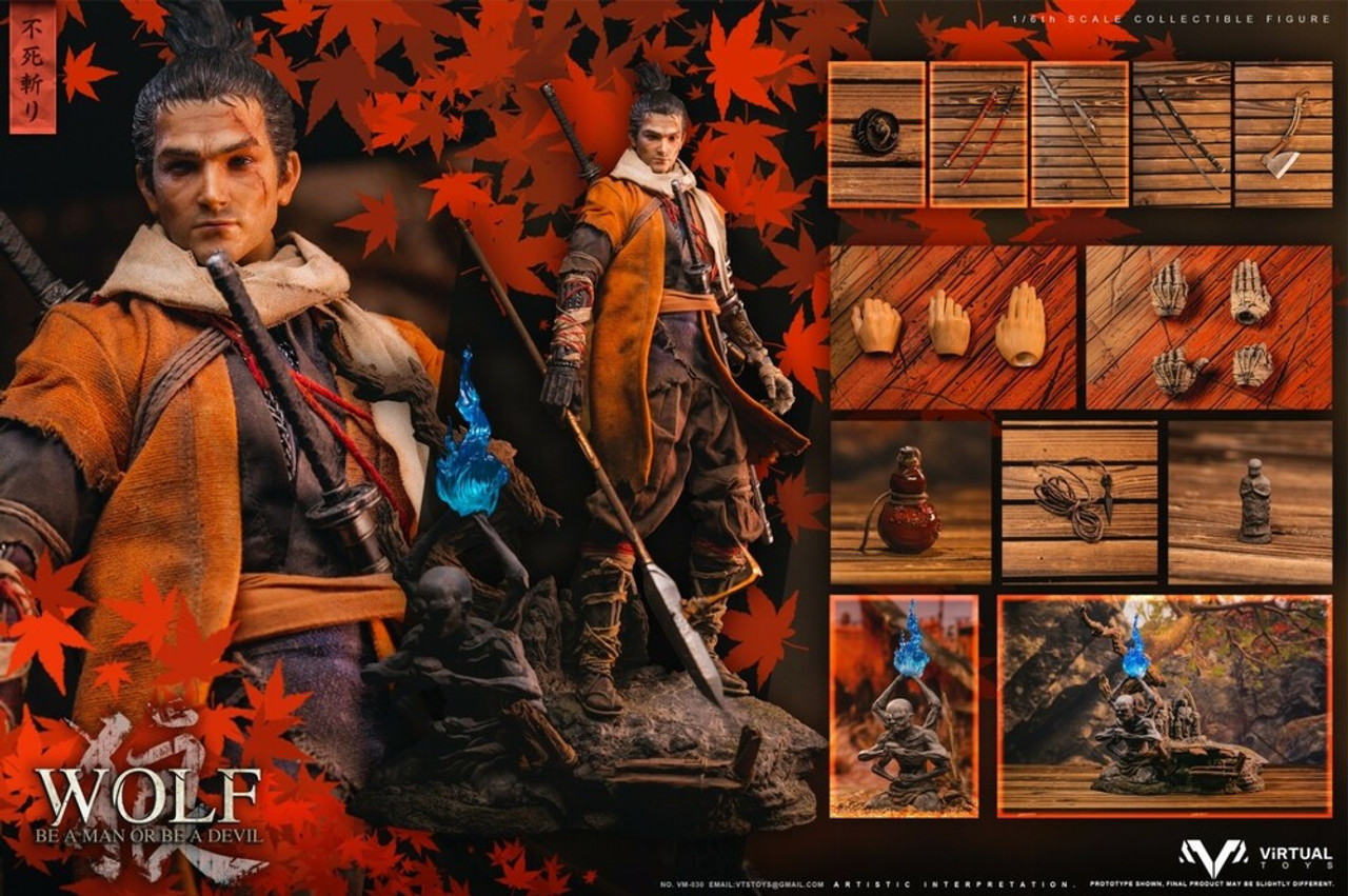 その他 VTS TOYS 1/6 The Wolf of Ashina Virtual Toys VTS TOYS 1/6 The Wolf of Ashina VM-030DX Deluxe