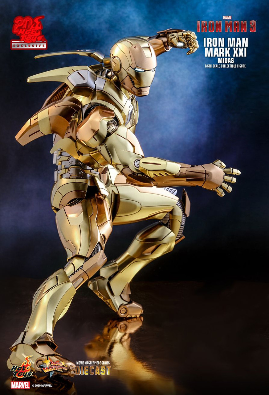 Hot Toys Iron Man 3 Mark XXI Midas MMS586D36 1/6 Scale Action