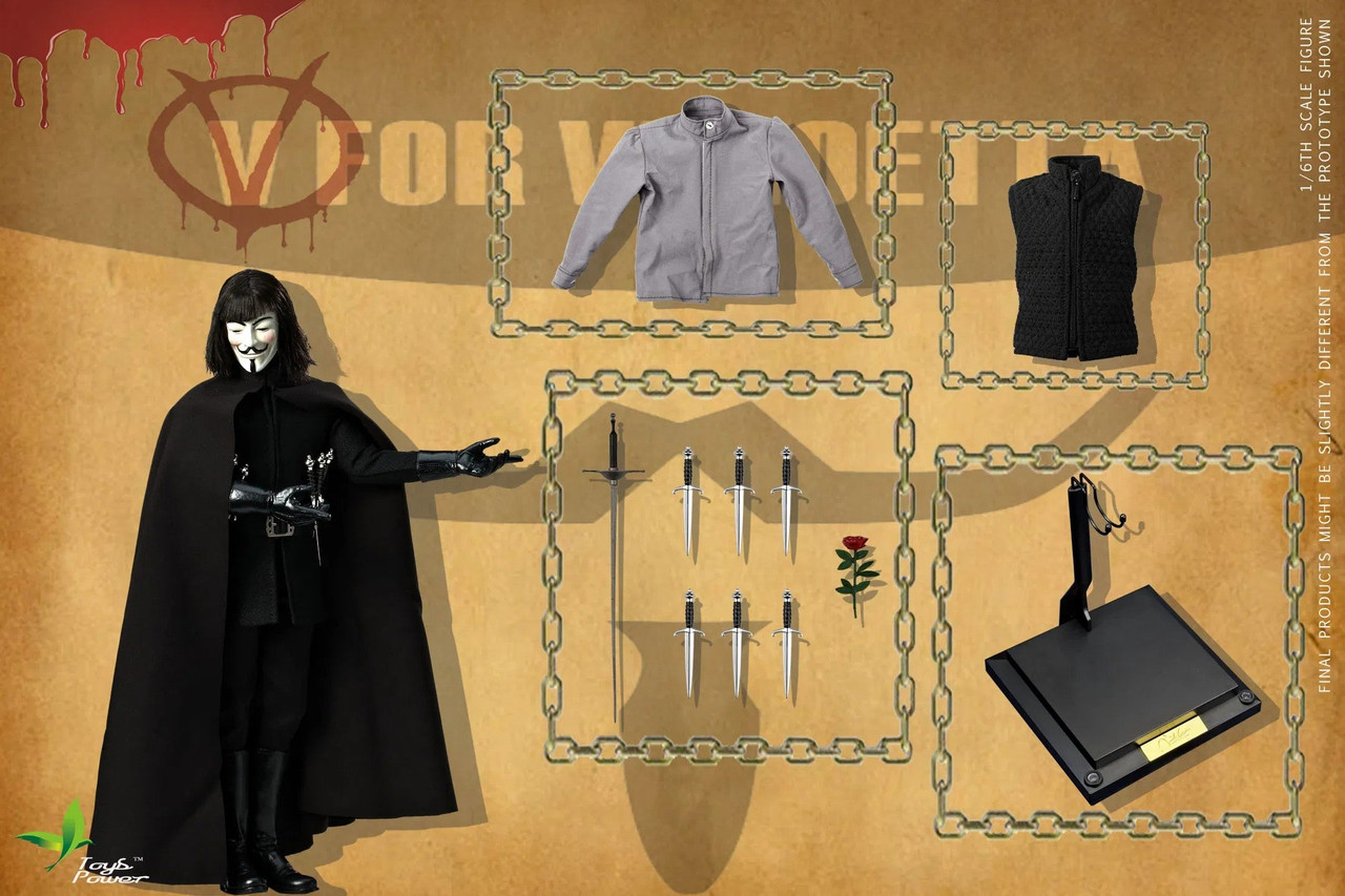 ToysPower V for Vendetta 1/6 Scale Collectible Action Figure