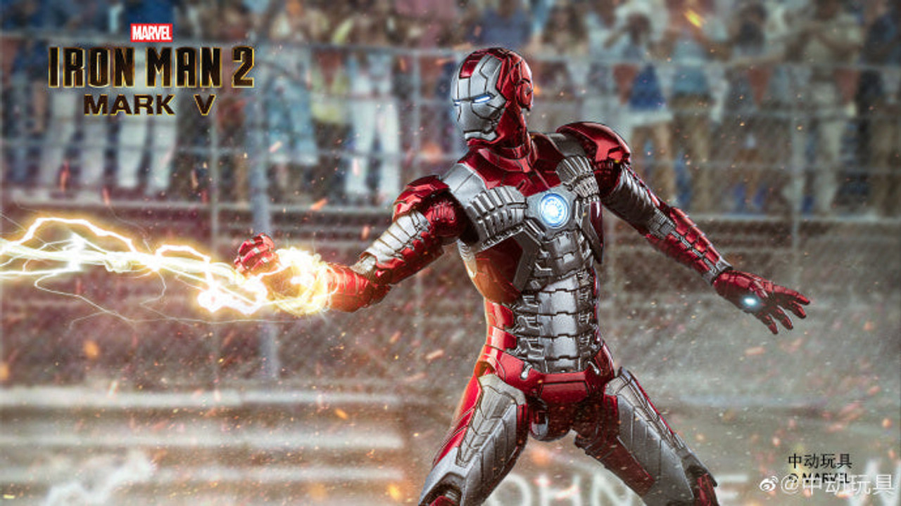 ZD Toys Iron Man 2 Mark V MK5 Figure 18cm - LionRockToyz
