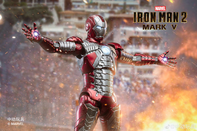 ZD Toys Iron Man 2 Mark V MK5 Figure 18cm - LionRockToyz