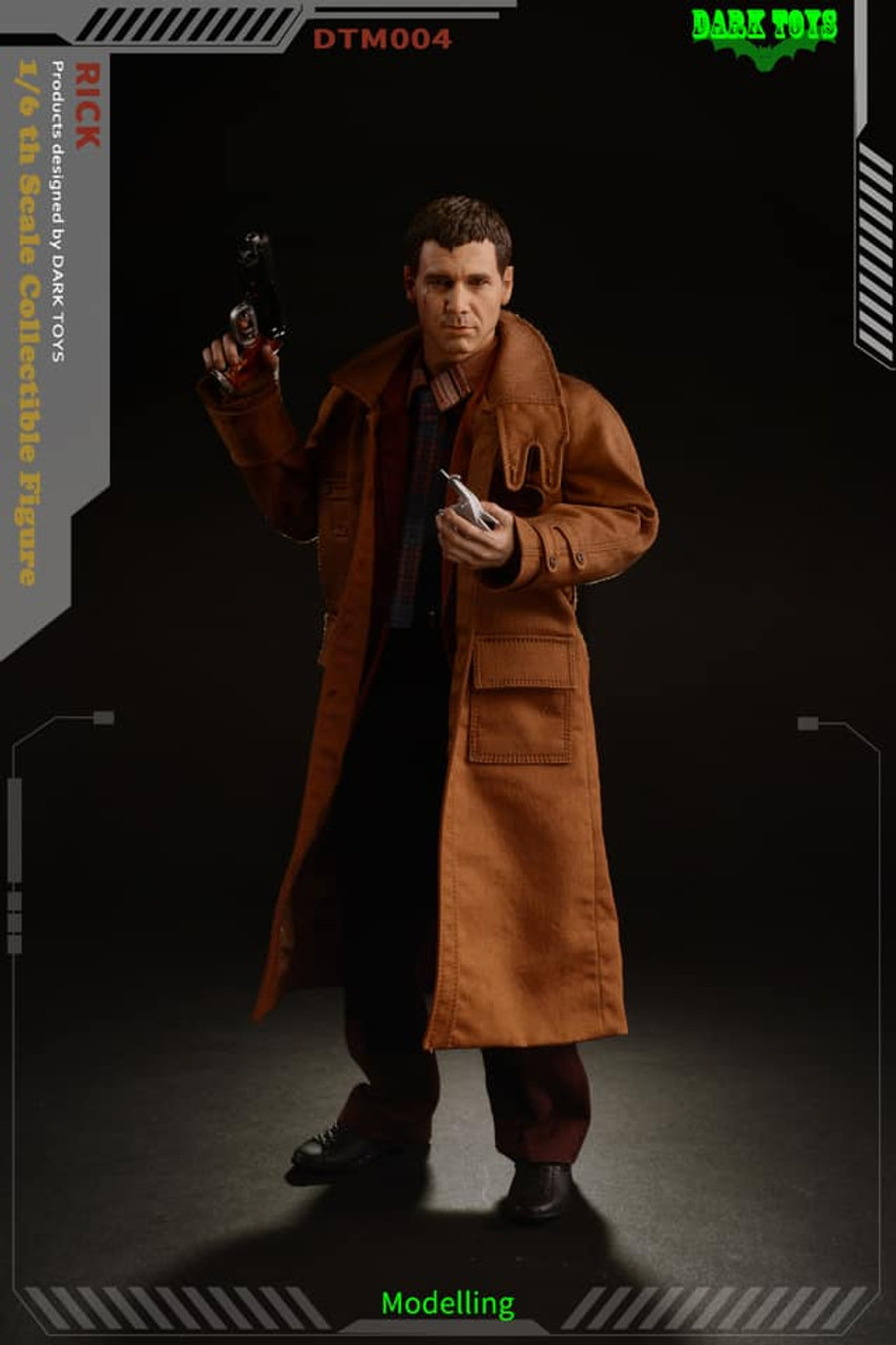 DARK TOYS 1/6 Blade Henter Rick DX版 1/6 Scale 12” DARK TOYS DTM004 DX Collectible Figure Blade