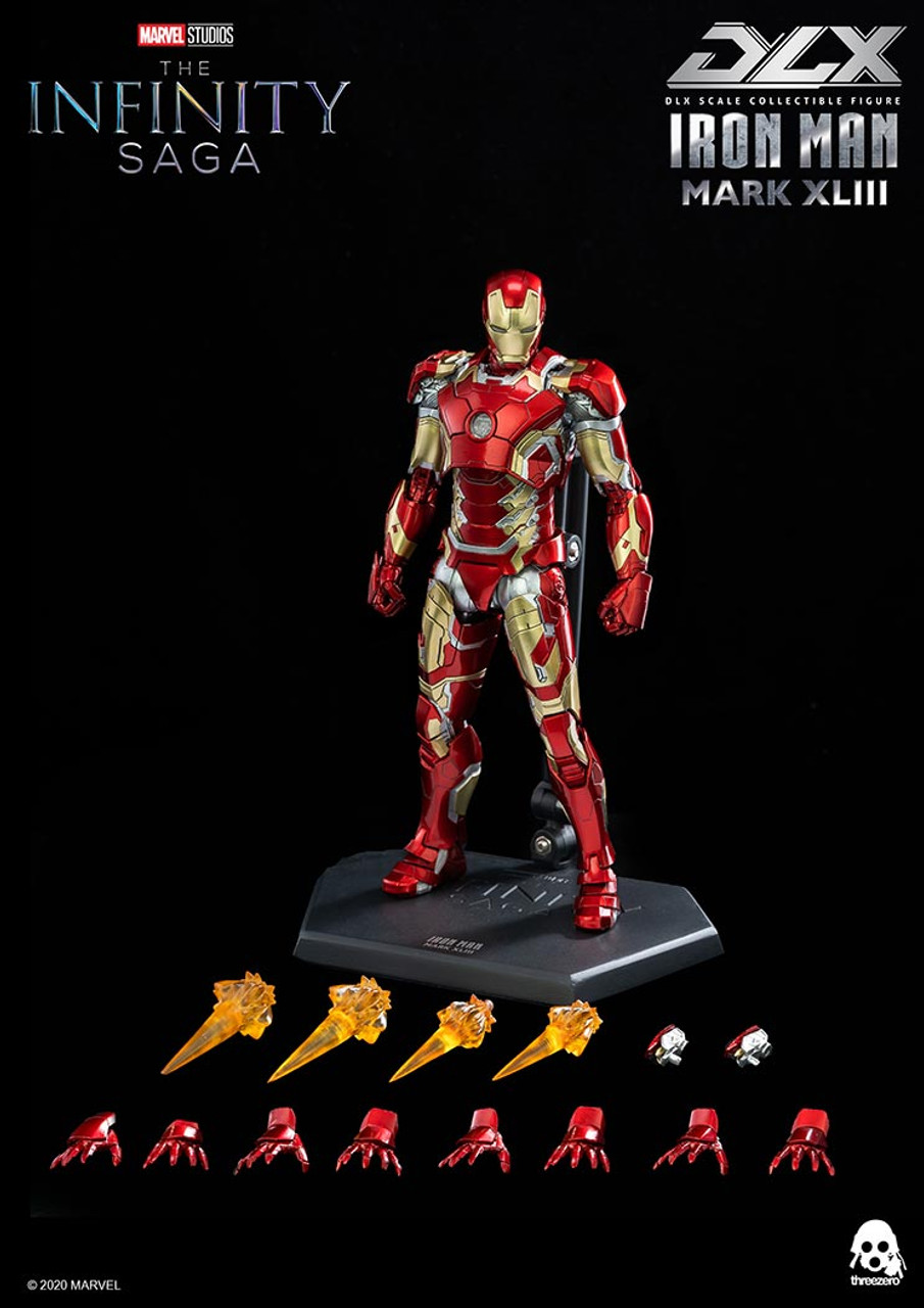 Threezero Avengers The Infinity Saga DLX Iron Man Mark 43 1/12