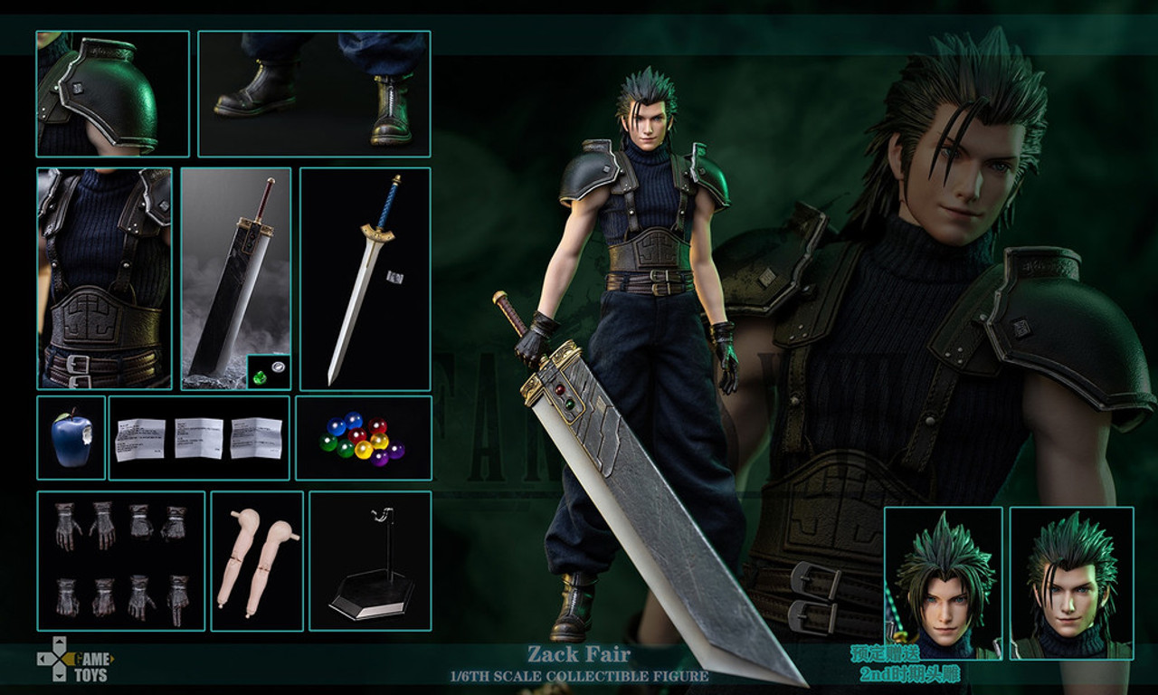 GAMETOYS ザックス GT005 New GAMETOYS 1/6 GT-005 FF7 Zack