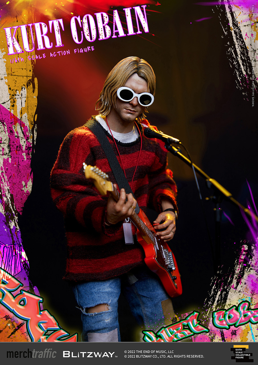 BLITZWAY BWUMS 11701 Kurt Cobain 1/6 Scale Action Figure