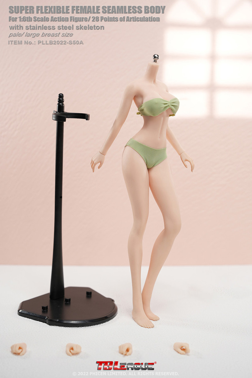 Tbleague S50 S50A S50B 1/6 Female Body Large Breast Pale Skin