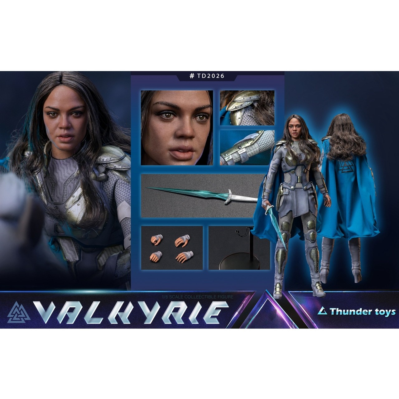 Thunder Toys TD2026A Valkyrie Female Ares 1/6 Action Figure