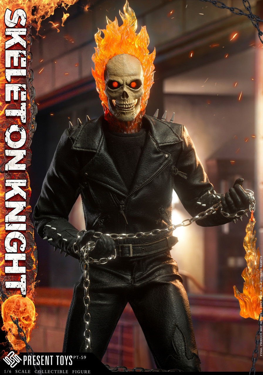 Present toys ghost rider sp59 1/6 Skeleton Knight
