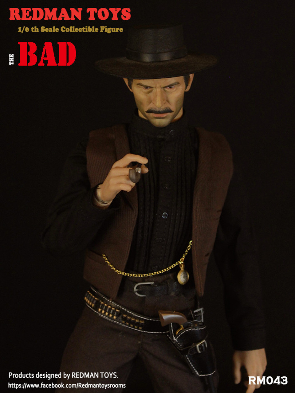 REDMAN TOYS RM043 The COWBOY THE BAD 1/6 Collectible Figure