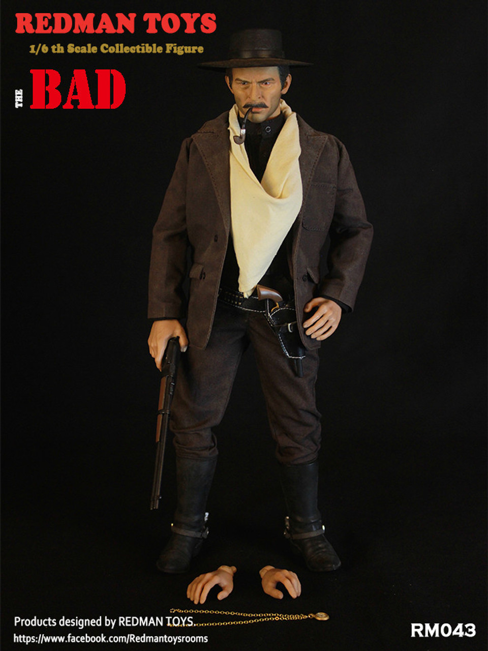 REDMAN TOYS RM043 The COWBOY THE BAD 1/6 Collectible Figure