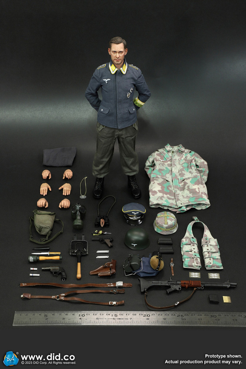 DID D80168 20th Anniversary Edition WWII German Fallschirmjager Axel 1/6  Figure