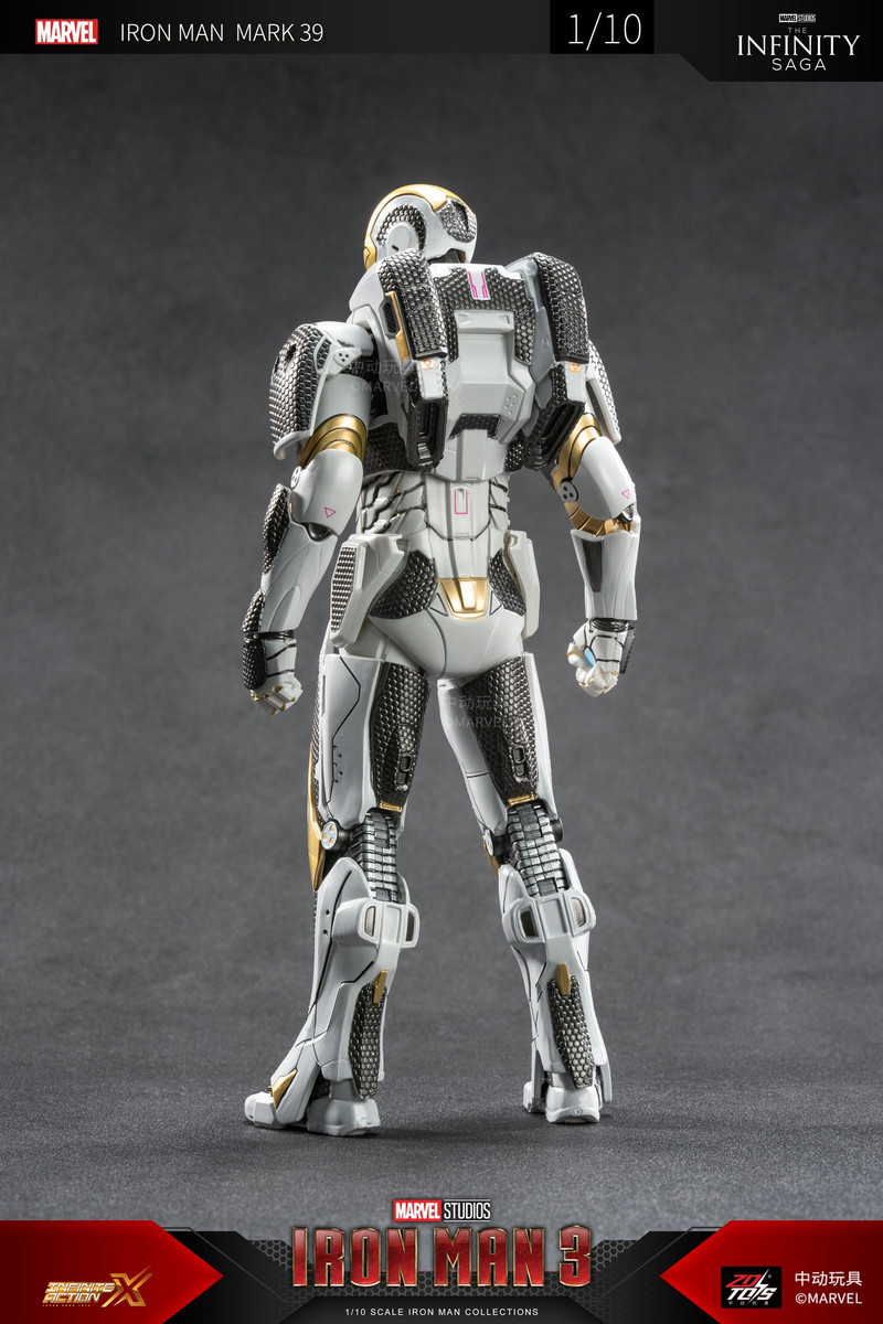 ZD Toys Starboost Iron Man 3 MK39 1906-39 1/10 Figure