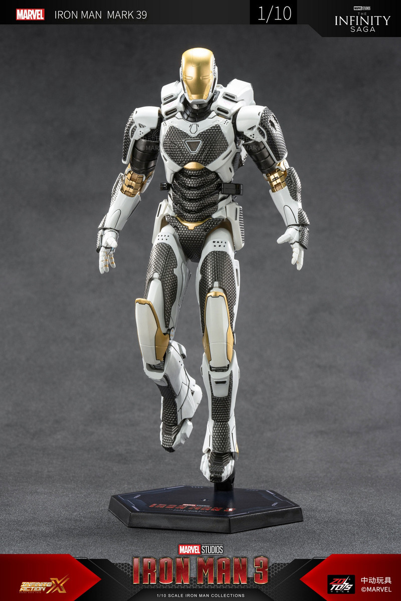 ZD Toys Starboost Iron Man 3 MK39 1906-39 1/10 Figure