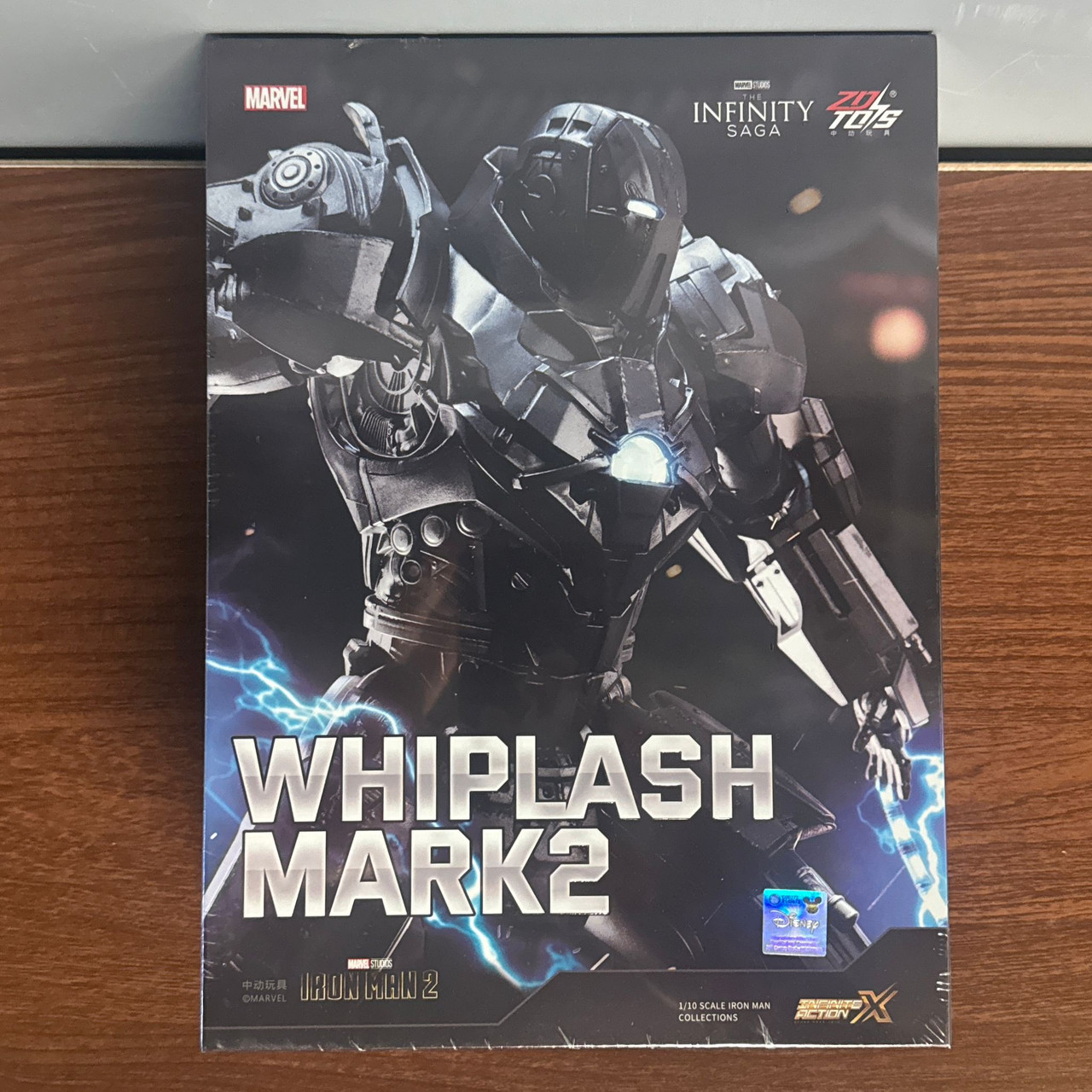 ZD Toys Whiplash Mark II Iron Man 1/10 Action Figure LED Version