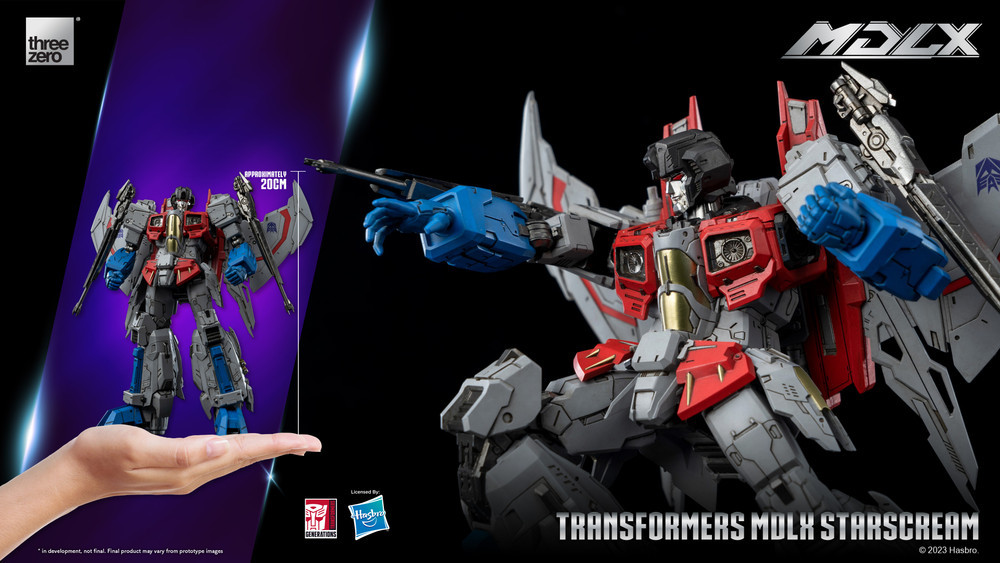 ThreeZero 3Z0336 Transformers MDLX Starscream 20cm 1/12 Figure