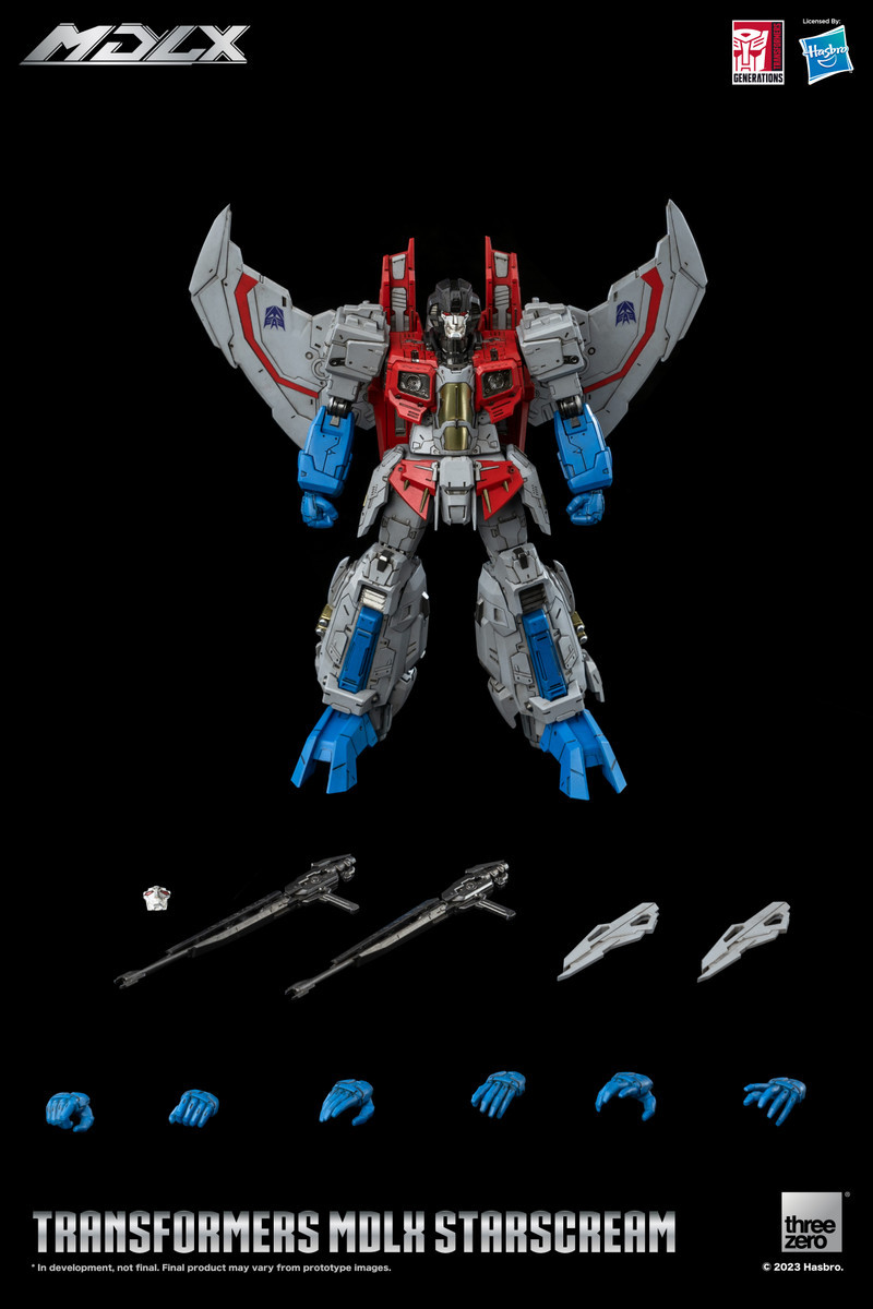 Threezero トランスフォーマー 20cm 3Z03360W0 ThreeZero 3Z0336 Transformers MDLX Starscream 20cm 1/12 Figure