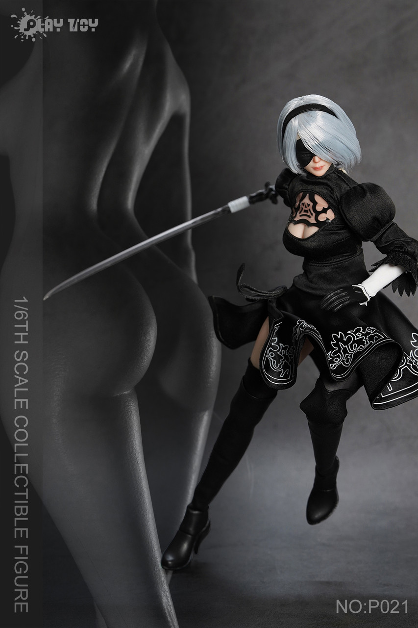 Play Toy P021 Sexy Humanoid Robot 2B 1/6 Figure
