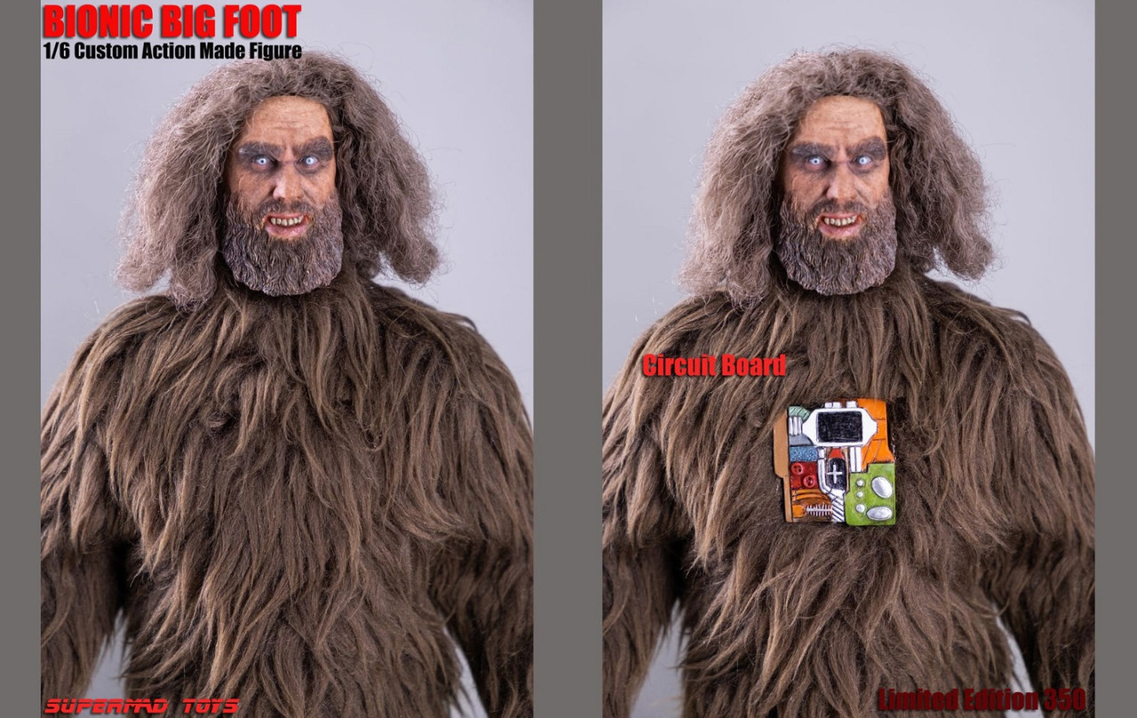 Bionic Sasquatchフィギュア Supermad Toys Bionic Big Foot Custom Made 1/6 Action Figure