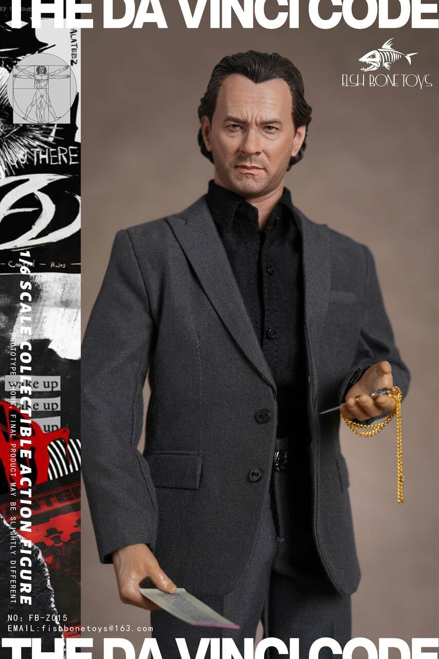 Fish Bone Toys FB-Z015 The Professor Da Vinci Code 1/6 Scale