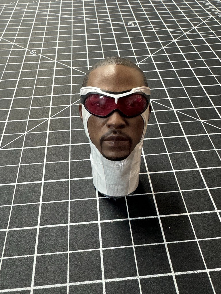 1/6 Figure Parts Head Sculpt for Hot Toys TMS040 Falcon Winter