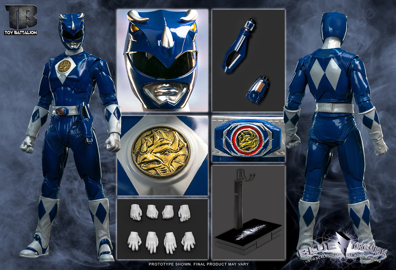 その他 TOYS BATTALION 1/6 Blue Torosaurus Toys Battalion Studio Power Rangers Blue Torosaurus Tb014 1