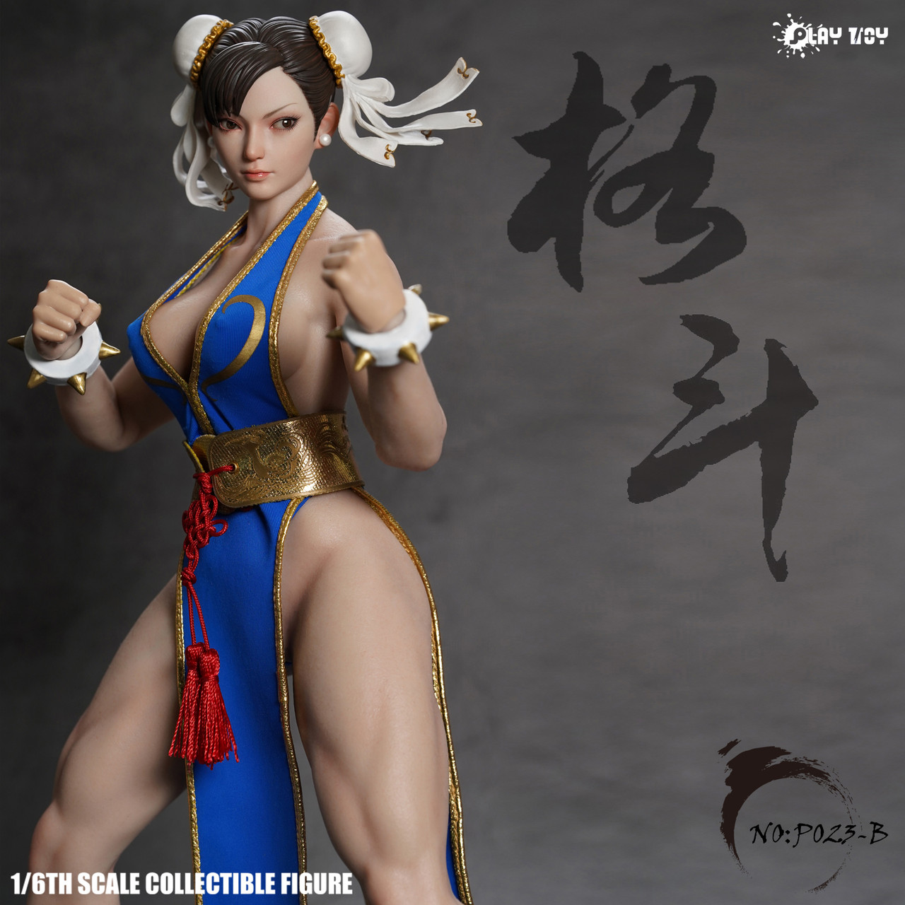 Play Toy P023B Combat Godness Street Fighter Chun Li 1/6 Scale