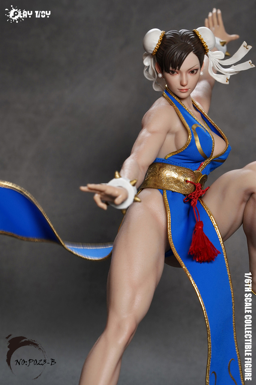 Play Toy P023B Combat Godness Street Fighter Chun Li 1/6 Scale