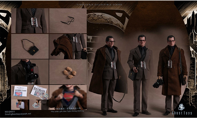 Ghost Toys GH-011 Journalist Reporter Clark 1/6 Scale Figure