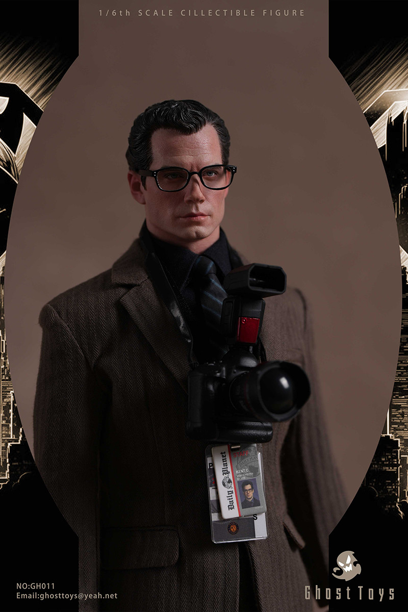 Ghost Toys 1/6 記者 クラーク 新品 GH-011 Clark Ghost Toys GH-011 Journalist Reporter Clark 1/6 Scale Figure