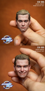 Soosootoys SSH-005 John Lander 1/6 Scale Head Sculpt 2Pcs Set Soosootoys SSH-005 John Lander 1/6 Scale Head Sculpt 2Pcs Set