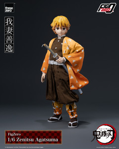 Threezero 3Z0669 FigZero Zenitsu Agatsuma 1/6 Scale Figure 我妻善逸 鬼灭之刃