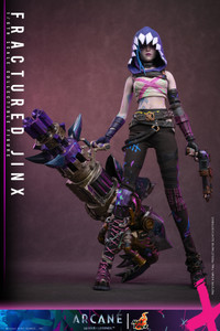 Hot Toys TMS183 Fractured Jinx – Arcane: League of Legends 1/6 Scale Figure