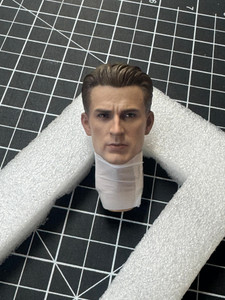 1/6 Figure Parts Head Sculpt for Hot Toys MMS563 Captain America Avengers: Endgame 1/6 Figure Parts Head Sculpt for Hot Toys MMS563 Captain America Avengers: Endgame