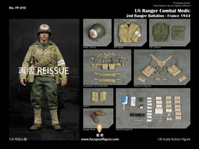 Facepool FP010 WWII US Ranger Combat Medic – A Tribute to Battlefield Heroes Facepool FP010 WWII US Ranger Combat Medic – A Tribute to Battlefield Heroes