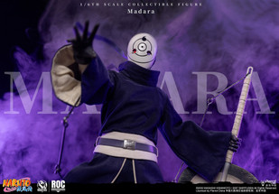 Rocket Toys ROC‑021 Madara Uchiha White Mask 1/6 Scale Figure | LED Eyes Reveal