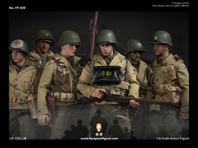 Facepool FP020 WWII US Ranger Private Rifleman – A Tribute to History Facepool FP020 WWII US Ranger Private Rifleman – A Tribute to History