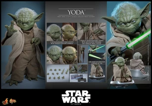 Hot Toys MMS878 Yoda 1/6 Scale Figure | Revenge of the Sith